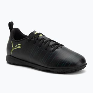 Dětské kopačky PUMA Future 8 Play TT Jr puma black/fizzy light/green terrain