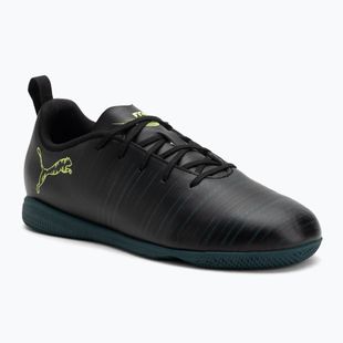 Dětské kopačky PUMA Future 8 Play It Jr puma black/fizzy light/green terrain
