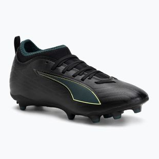 Dětské kopačky PUMA Ultra 6 Match FG/AG Jr puma black/fizzy light/green terrain
