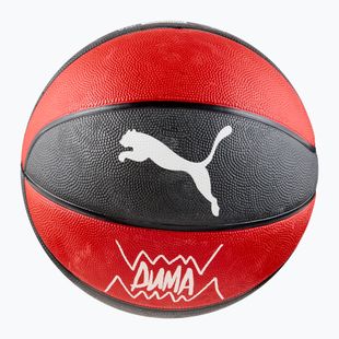 Basketbalový míčPUMA teamJAWS Basketball puma red/puma black velikost 7
