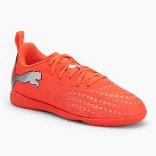 Dětské kopačky PUMA Future 9 Play IT Jr glowing red/puma white/puma black/puma silver
