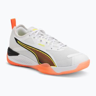 Boty na házenou PUMA Eliminate Nitro 4 Game On puma white/glowing red/ultra blue
