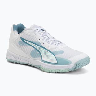 Házenkářské boty PUMA Accelerate Pro 4 Game On puma white/baltic sea blue/fresh water