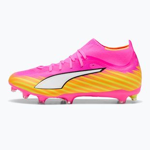 Kopačky PUMA Ultra 6 Match + FG/AG poison pink/puma wht/sun stream/bright aqua/puma blk