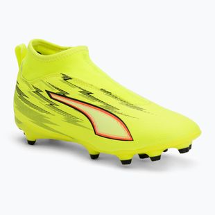Dětské kopačky PUMA Ultra 6 Match+ LL FG/AG Jr yellow alert/puma black/glowing red/lime squeeze