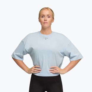 Dámské tréninkové tričko PUMA x HYROX Cropped Lifestyle Tee šedé