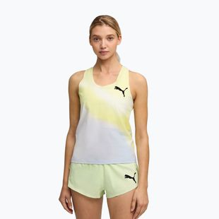 Dámské běžecké tričko PUMA Lightspeed Ultraweave Graphic Singlet silver mist