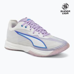 Házenkářské boty PUMA Accelerate Nitro SQD 5 puma white/royal sapphire/light lavender