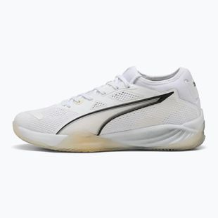 Pánské házenkářské boty PUMA Eliminate NITRO SQD 4 white