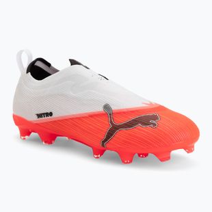 Dětské kopačáky PUMA Ultra Nitro 7 Ultimate LL FG/AG Jr ultra red/puma black/puma white
