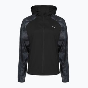 Dámská běžecká bunda  Puma Run AOP Favorite Woven Jacket black