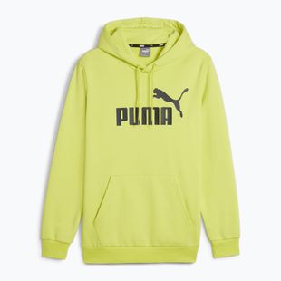 Pánská mikina PUMA Essentials Big Logo Hoodie FL lime sheen