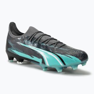 Kopačky PUMA Ultra Ultimate Rush FG/AG strong gray/puma white/electro aqua