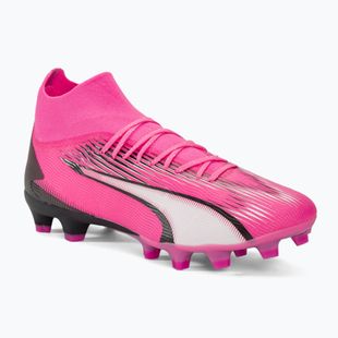 Kopačky PUMA Ultra Pro FG/AG jedovatě růžová/puma bílá/puma černá