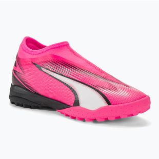 Dětské kopačky PUMA Ultra Match LL TT + Mid Jr poison pink/puma white/puma black