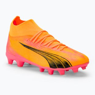 Dětské kopačky PUMA Ultra Pro FG/AG Jr sunset glow/puma black/sun stream