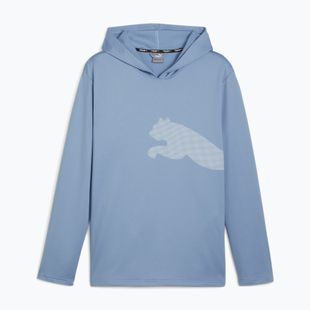 Pánská  mikina PUMA Train All Day Big Cat Hoodie zen blue