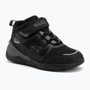 Dětské boty KangaROOS KD-Turn Mid EV jet black/steel grey
