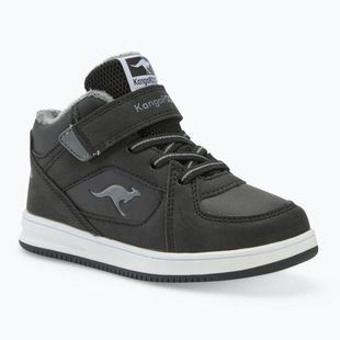 Dětské boty KangaROOS K-CPI Kalino Mid EV jet black / steel grey