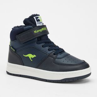 Dětské boty  KangaROOS K-CP Bound Mid EV dark navy / lime