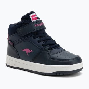 Dětské boty KangaROOS K-CP Bound Mid EV dark navy/daisy pink