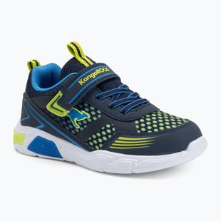 Dětské boty KangaROOS K-SLB Naro EV dark navy/lime
