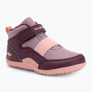 Dětské boty KangaROOS K-BFI Peppy EV blackberry/daisy pink