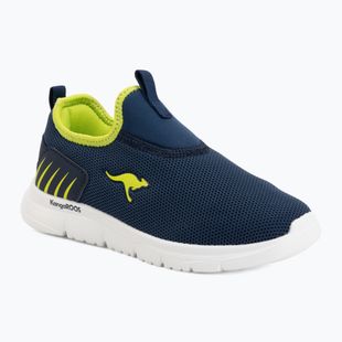 Dětské boty KangaROOS K-ETK Dunnart dark navy/lime