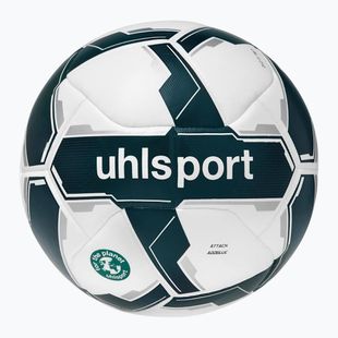 Fotbalový míč uhlsport Attack Addglue white/dark blue/blue velikost 5