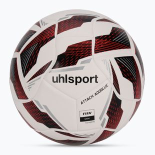 Fotbalový míč uhlsport Attack Addglue white/black/fluo red velikost 5