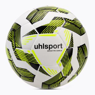 Fotbalový míč uhlsport Pro Addglue white/black/fluo yellow velikost 5