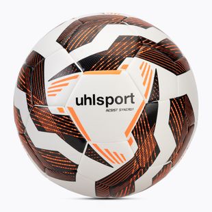 Fotbalový míč uhlsport Resist Synergy white/black/fluo orange velikost 4