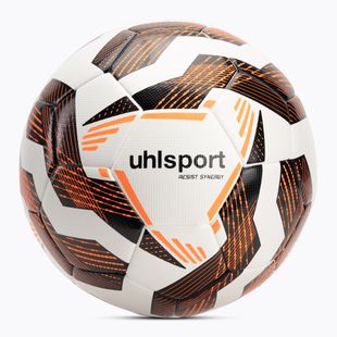 Fotbalový míč uhlsport Resist Synergy white/black/fluo orange velikost 5