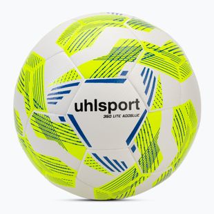 Fotbalový míč uhlsport 350 Lite Addglue white/fluo yellow/dark blue velikost 4