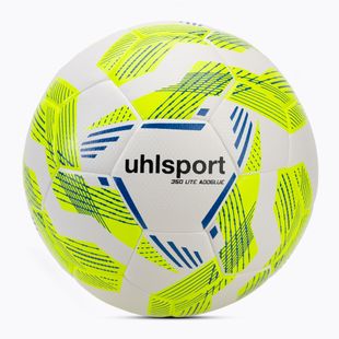 Fotbalový míč uhlsport 350 Lite Addglue white/fluo yellow/dark blue velikost 5