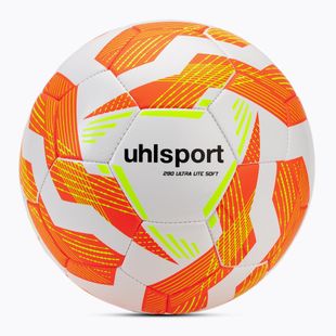 Fotbalový míč uhlsport Ultra Lite Soft 290 white/fluo orange/fluo yellow velikost 5