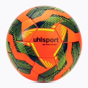 Fotbalový míč uhlsport Ultra Lite Soft 290 fluo orange/navy/fluo yellow velikost 3