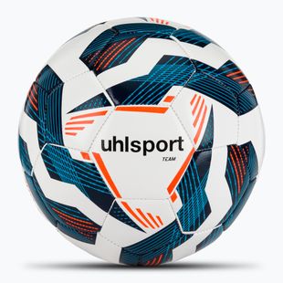Fotbalový míč uhlsport Team white/navy/fluo orange velikost 5