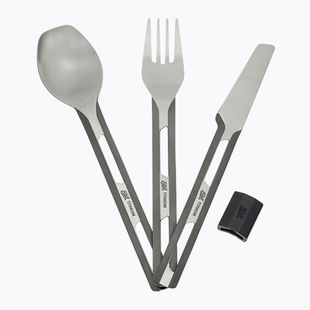 Příbory Esbit 3-Pcs Titanium Cutlery-Set W/ Silicon Sleeve And Pocket