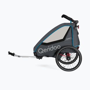 Přívěs na kolo Qeridoo Qupa 2 modrý