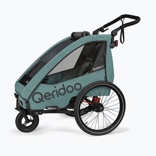 Cyklistický přívěs Qeridoo Qupa 1 mineral blue