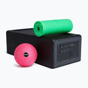 Sada na jógu BLACKROLL Block black/ green/ pink