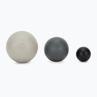 Masážní míčky STRYVE Massage 3 pack black/grey/silver
