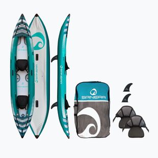 Nafukovací kajak pro 2 osoby SPINERA Hybris 410 teal/white/grey