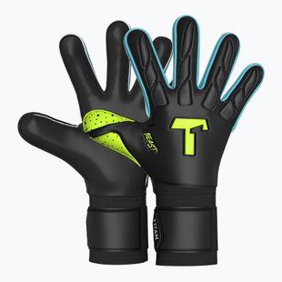 Dětské brankářské rukavice T1TAN Beast 4.0 FP Jr electric yellow