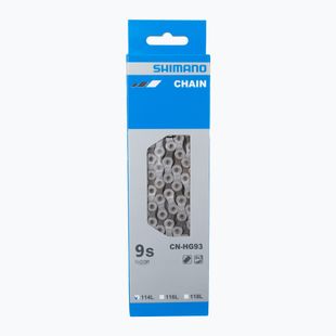 Řetěz na kolo Shimano CN-HG93 + Pin 9rz 114 článků stříbrný ICNHG93114I