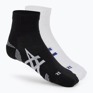 Běžecké ponožky ASICS Cushion Run Quarter 2 pary performance black/brilliant white