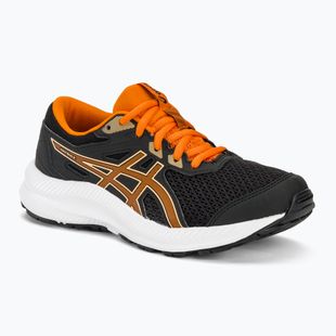 Dětské běžecké boty  ASICS Contend 8 GS black/bright orange