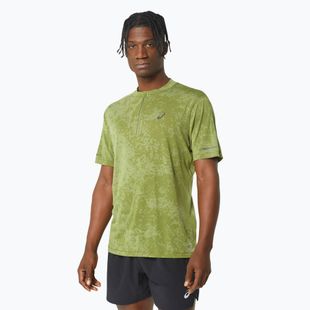 Pánské běžecké tričko  ASICS Metarun Pattern 1/2 ZIP cactus