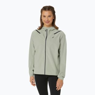Dámská běžecká bunda  ASICS Accelerate Waterproof 2.0 olive grey